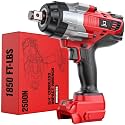 Cordless Impact Wrench 3/4 inch Compatible with Milwaukee Battery, Cerycose1850ft-lbs (2500N.m) Brushless Electric Impact Gun, High Torque Impact Driver, Bare Tool Only，Heavy-Duty Automotive