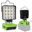 Cordless LED Work Light Compatible with Greenworks 40V Battery (No Battery)