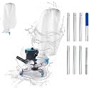 Cordless Pool Leaf Vacuum Cleaner with Sectional Pole, 24 GPM