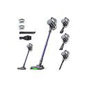Suirviz Cordless Vacuum Cleaner, 40KPA/35Mins, Green LED Light, Lightweight Stick Vacuum Self-Standing, Vacuum Cleaners for Home Handheld Vacuum for Pet Hair, Carpet, and Hard Floors, U8
