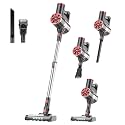 VIPSUN Cordless Vacuum Cleaner, 40Kpa Powerful Suction Stick Vacuum with Smart LED Display, 40Min Long Runtime Brushless Motor, Self-Standing Lightweight Vacuum for Hardwood Floor Carpet Pet Hair