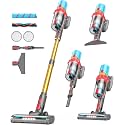 Cordless Vacuum Cleaner, 600W/55KPa/75Min Powerful Stick Vacuum Cleaner