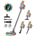 REBANIC Cordless Vacuum Cleaners for Home,8-in-1/65Min/600W/48Kpa Powerful Suction,Self-Standing Cordless Stick Vacuum Cleaner,Lightweight Anti-Tangle Rechargeable Vacuum for Floor/Carpet/Pet Hair/Car