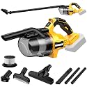Cordless Vacuum for Dewalt 20V Battery, 5 in 1 Handheld Electric Vacuum Cleaner with 500W Powerful Motor, 46 CFM Portable with 2 Filtration HEPA for Home, Floor, Carpet, Car (Tool Only)