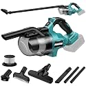 Cordless Vacuum for Makita 18V Battery, 5 in 1 Handheld Electric Vacuum Cleaner with 500W Powerful Motor, 46 CFM Portable with 2 Filtration HEPA for Home, Floor, Carpet, Car (Tool Only)