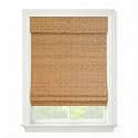 Cordless Woven Wood Roman Shades, 37W x 72H, Bamboo Mesh Natural, Sizes 20-72 Wide and 24-72 High