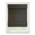 Cordless Woven Wood Roman Shades, Sizes 20 to 72 Wide and 24 to 72 High, Eastfield Umber