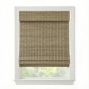 Cordless Woven Wood Roman Shades, Sizes 20 to 72 Wide and 24 to 72 High, Eastfield Ash