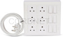 Cordnet Cordnet Premium Modular Extension Board With 3 Core Wire 6  Socket Extension Boards