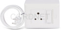 Cordnet Premium Modular Extension With 1 Socket and 1 Switch With Three Core Wire 1  Socket Extension Boards