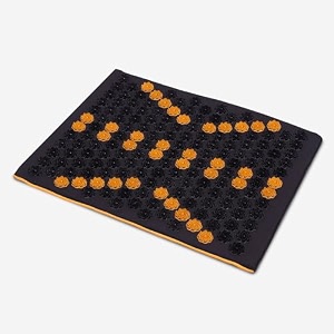 core asana acupressure foot mat for foot back sciatica amp joint pain relief reduce stress amp relaxes muscle tension  foot massager machine for pain relief asparagus green mini