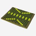 Core Asana Acupressure Foot Mat for Foot, Back, Sciatica & Joint Pain Relief, Reduce Stress & Relaxes Muscle Tension | foot massager machine for pain relief (Asparagus Green, Mini)