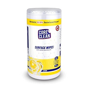 disinfecting surface wipes disinfectant multi purpose wet wipes for sanitizing surfaces 100 pulls lemon pack of 1