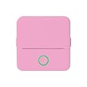 Mini Portable Thermal Printer with 5 Rolls, Inkless, Pink