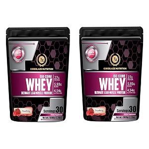 best whey body building protein powder isolate 90  for men amp women strawberry 2-kg