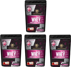coreblaze nutrition best whey body building protein powder isolate 90 for men  women whey protein 4 kg strawberry