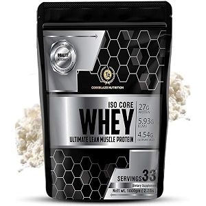 coreblaze nutrition best whey body building protein powder isolate 90 for men amp women unflavoured 10 kg
