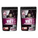 Best Whey Body Building Protein Powder Isolate 90% | For Men &amp; Women (Strawberry, 2-kg).