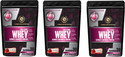 Coreblaze Nutrition Best Whey Body building Protein powder Isolate 90% for Men & Women Whey Protein (3 kg, Strawberry)