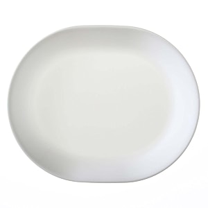 corelle 3128 vitrelle glass winter frost white serving platter pack of 3