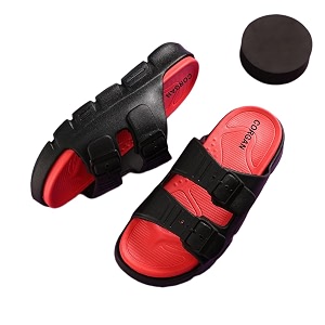 CORGAN Slippers VENTO104-BROWN-WHITE 6 Slip-On Footwear