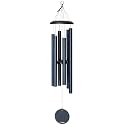 Corinthian Bells by Wind River – 44 inch Midnight Blue Wind Chime for Patio, Backyard, Garden, and Outdoor Decor (Aluminum Chime) Made in the USA