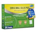 Corn & Callus Remover Pads with Cushion for Feet/Toes -Fresh Green, 24 Ct