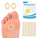 Callus Cushions, Adhesive Corn Pads, 5 Sheets (75 PCS) Corn Pads for Toes, Feet, Heel, Bottom of Foot | Foot Corn Pads | Corn Cushions Patches Reduce Friction