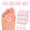 Corn Pads, Round Corn Cushions, Foam Padding with Self-Stick Adhesive, Callus Cushions for Toes, Feet and Heel, Pain Relief from Calluses, Corns, Blisters (45 Count)
