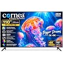 Cornea 110-Inch 4K Ultra HD Smart Display | 2026 Model | AI Sound Pro with Dolby Atmos | 4K Upscaling | 100+ Apps | Gemini Copilot | UHD Display
