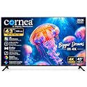 Cornea 43 Inch 4K Ultra HD Smart Display | 2026 Model | AI Sound Pro with Dolby Atmos | 4K Upscaling | 100+ Apps | Gemini Copilot | 114 cm UHD Display