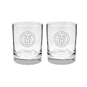 Cornell 2-Sided Satin Finish Rock Glass Set of 2 14oz