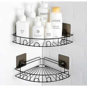 Corner Bathroom Shelf Organizer - Rustproof Wall