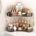 Corner Counter Organizer, 2-Tier Bathroom &amp; Kitchen Storage Tray