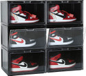 COROID Plastic Sneaker Containers Bins Portable Storage
