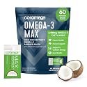 Coromega - MAX Omega-3 Fish Oil + Vitamin D - 60 Packets - Coconut Bliss