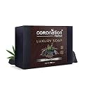 COROnation Herbal Activated Charcoal Soap For Men &amp; Women | Anti-Pollution &amp; Anti Acne | Detox &amp; Deep Skin Cleansing | Gently Exfoliates, Cleanses &amp; Purifying Skin | Remove Dirt,Grime &amp; Dead Skin Cell