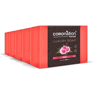 coronation herbal exfoliating pink rose bathing soap  reduce dark spots amp pigmentation  improve skin tone texture amp elasticity  all-in-one makeup remover amp facial cleanser  regenerate skin cells