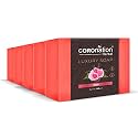 COROnation Herbal Exfoliating Pink Rose Bathing Soap | Reduce Dark Spots &amp; Pigmentation | Improve Skin Tone, Texture &amp; Elasticity | All-In-One Makeup Remover &amp; Facial Cleanser | Regenerate Skin Cells