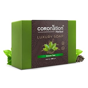 coronation herbal fuji matcha green tea premium soap for men amp women  detox amp deep skin cleansing  gently exfoliates cleanses amp purifying skin  remove dirtgrime amp dead skin cell detoxifying soap