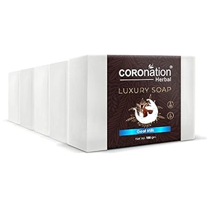 coronation herbal unisex goat milk soap  treat acne amp blemishes  promote healthful skin growth  soothes dry amp itchy scalp  for intense hydration and nourishment