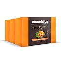 COROnation Herbal Unisex Papaya Bathing Bar | Gently Exfoliates, Cleanses &amp; Purifying Skin | For Soft, Smooth &amp; Brighter Skin | Natural Skin Brightener | For Healthy &amp; Glowing Skin | Handmade Soap