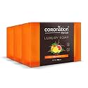 COROnation Herbal Unisex Vitamin C Premium Soap | Helps to remove dirt &amp; impurities and gives glowing skin | For tan removal &amp; deep cleaning - 100 g X 3 (Pack of 3)