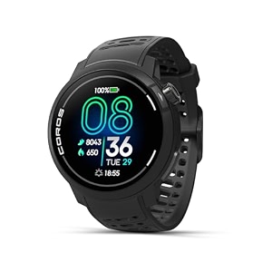 coros pace pro gps sport watch 13-inch amoled touchscreen fastest in class processor 20 days battery life navigation with global offline maps sleep tracking running cycling swimming- black