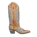 CORRAL Women's Heart And Wings Overlay And Embroidery And Studs Boots