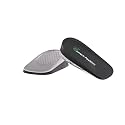 Correct-Position Height Increase Insoles, Heel Cushion Inserts, Heel Lift Inserts for Leg Length Discrepancies (Black, 0.6" Height)