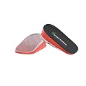 Correct-Position Height Increase Insoles, Heel Cushion Inserts, Heel Lift Inserts for Leg Length Discrepancies (Orange, 1" Height)