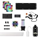 Corsair Hydro X Series iCUE XH305i RGB PRO Custom Cooling Kit (Hardline CPU Cooling Loop, CPU Water Block, D5 Pump/Reservoir Combo, Radiator, 3X RGB Fans, iCUE Software Control) Black