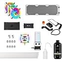 Corsair Hydro X Series iCUE XH305i RGB PRO Custom Cooling Kit (Hardline CPU Cooling Loop, CPU Water Block, D5 Pump/Reservoir Combo, Radiator, 3X RGB Fans, iCUE Software Control) White