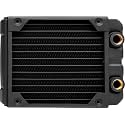 Corsair Hydro X Series, XR5 120mm Water Cooling Radiator (Single 120mm Fan Mount, Easy Installation, Premium Copper Construction, Polyurethane Coating, Integrated Fan Screw Guides) Black